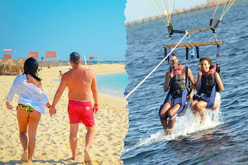 Orange bay Island and Parasailing, Snorkeling, & Water Sports, Lunch - Hurghada