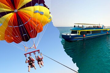 Semi Submarine Catamaran Snorkeling & Fly by Parasailing, Adrenaline - Hurghada