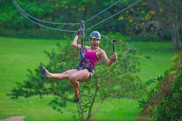 Zip Lining, River Tubing and Waterfall Tour at Maya Sky