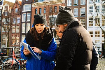 Amsterdam city center walking tour in Italian