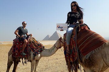 Tour to Pyramids of Giza sphinx with Camel ride