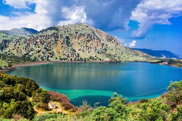 Kournas Lake Argiroupolis and olive oil factory