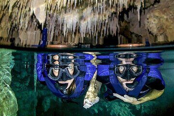 Snorkeling Experience with Turtles in Cenote in Riviera Maya