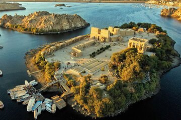 3 Night Cruise Aswan to Luxor & Balloon By Plane From Cairo