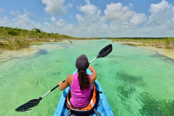 1-Day Tour to Bacalar with Kayaking, Marmol Beach Club and Cenote