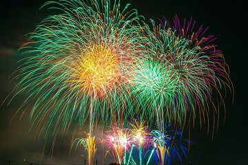 New Years Eve Fireworks on Biscayne Bay 