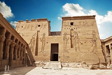 High Dam, Unfinished Obelisk and Philae Temple from Aswan