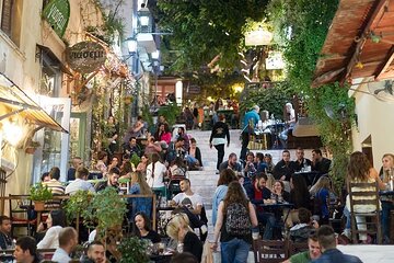 Vibrant Athens night guide walking tour