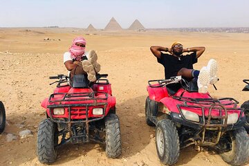 Quad Bike Desert Safari Around Pyramids