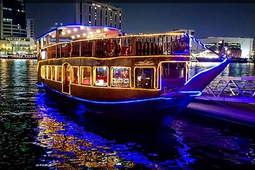 Dubai Frame With Dhow Cruise Dinner Marina Including Transfer