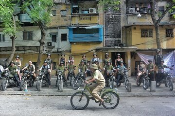 HALF DAY HANOI MOTORBIKE TOURS: Food + Culture + Sight + Fun on Vintage Bike