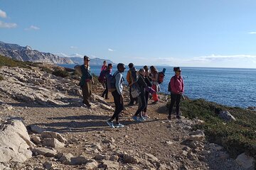 Hiking in Marseille water inlets or Blue Coast (Calanques) 