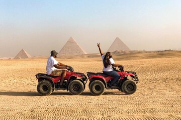 Half-Day Private Giza Pyramids and Sphinx Tour with ATV quad bike