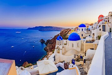 Private All-day Santorini Tour with Archeology and Wine Tasting