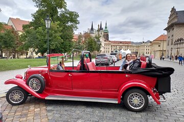 Vintage Car Ride with Walking Tour of Prague City Center