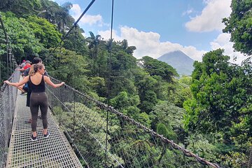 Arenal volcano- rainforest - Hanging bridges-waterfall-hotsprings