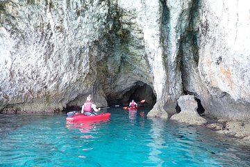 Guided kayaking trip around Agia Napa Sea Caves