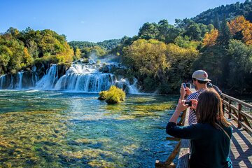 Krka Waterfalls Day Tour with panoramic Boat ride TICKET INCLUDED