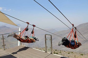 Jebel Jais Zipline Flight World’s Longest Zipline Tour From Dubai