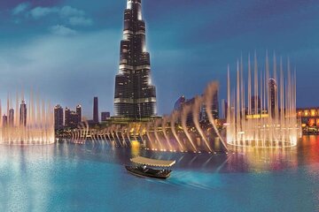 Dubai Fountain Show Boat Lake Ride Ticket