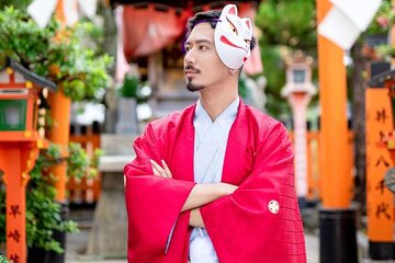 Traditional fashion men's kimono