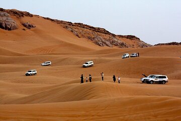 Morning Thrilling Dune bashing , Send Boarding & Camel ride