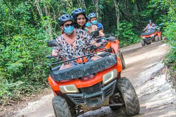 5-Hour Guided Atv Ziplines and Cenote Experience in Puerto Morelos