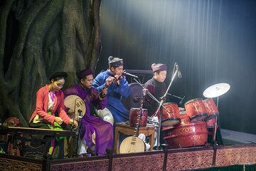 Hanoi: Amazing Water Puppet Show-Buddha Buffet (Vegan/Vegetarian)