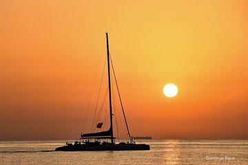 Sunset in Dénia from the Catamaran Mundo Marino