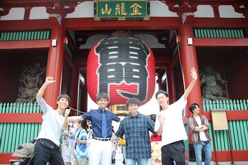 【Free Haori lend, photo & Japanese gifts】Walking tour in Asakusa & Tokyo Skytree