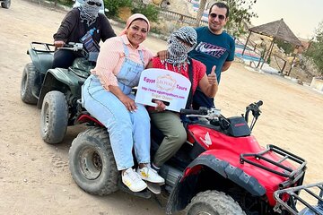 Private Tour to Giza Pyramids, Camel Ride, ATV Quad Bike & Shopping Tour.