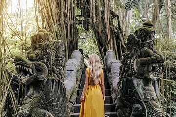 Ubud DayTrip : Monkey Forest - Rice Terrace - Jungle Swing - Water Temple