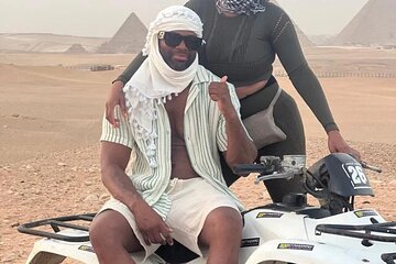 2-hour Private ATV Quad Bike Ride at Giza Pyramids with Pickup