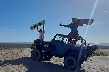 Sandboarding in the Mogote Dunes in Mexico