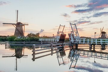 Kinderdijk and The Hague with Mauritshuis, Escher or Madurodam