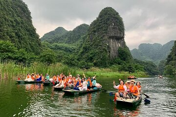 Bai Dinh Temple & Trang An & Mua Cave Tour (Bai Dinh Temple electric car (round trip), limousine bus, small boat boarding fee, lunch included)