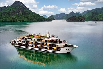 Dora Cruise 3days 2nights visiting Halong Bay and trekking Cat Ba National Park 