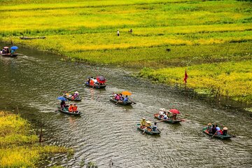 Hanoi - Bai Dinh Pagoda and Natural Trang An excursion sightseeing full day