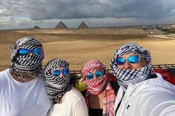 Quad Bike Around Giza Pyramids from Giza or Cairo Hotel