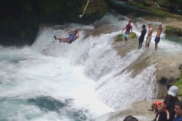 Private Tour from Falmouth to Ocho Rios Blue Hole and Beach