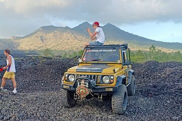 Mount Batur Black Lava Jeep Tour with Pickup