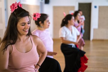 Learn Rumbas or Sevillanas in 90 minutes - Gift Flower