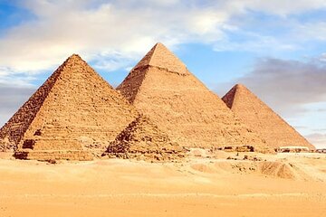 Pyramids of Giza And Cairo Day Tour By Plane From Sharm El Sheikh