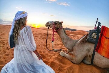 Morning Desert Safari with Quad Bike, Camel Ride & Sandboarding