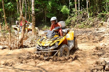 Snorkel & ATV (shared) Experience with Transportation from Riviera Maya