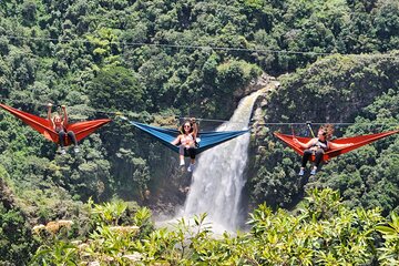 Dream Hammocks Plus Epic Zipline and Giant Waterfall Private Tour from Medellin