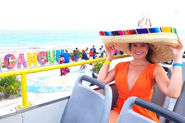 Cancun City Sightseeing and Shopping Tour On a Double Decker Bus