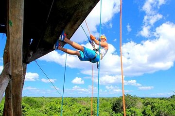 Xtreme Cenote Snorkel, Rappel, Jungle ZipLine, Tulum 