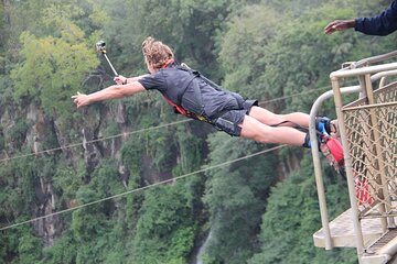 Bungee Jumping Off The Victoria Falls Bridge