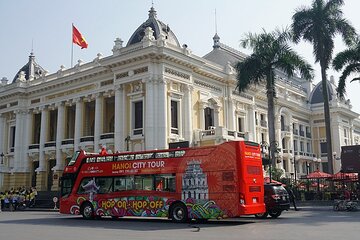 Half-Day Hop On Hop Off Bus Tour in Hanoi